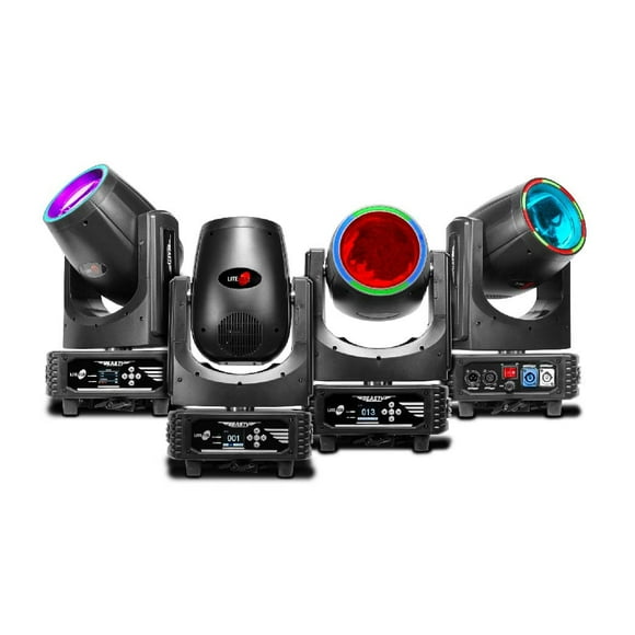 Cabeza móvil Lite Tek BEASTY 4 cabezas + case 230w 13 gobos