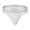 1Pack:White, variant on TANBOM Men's Striped T-Back Thong Bulge Pouch Soft Breathable Tagless Design Comfortable G-Strings Black M