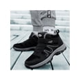 thumbnail image 4 of Gomelly Womens Mens Warm Casual Shoes Non-Slip Sneakers Plush Lined Walking Shoe Comfortable Winter Boot Outdoor Climbing Snow Boots Men's Black 7.5, 4 of 7