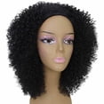 thumbnail image 3 of LUXLUXE Zenobia Curly Kinky 18 in Long Half Wig Mix Human Hair and Synthetic Fibers, 3 of 7