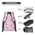 thumbnail image 4 of Goofa Rabbit Face Pattern Comfortable Student Backpack - Ergonomic Design, Durable, Water-Resistant, Multi-Compartment,Travel, and Outdoor Activities, 4 of 5