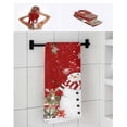 thumbnail image 7 of Red Christmas Bath Towels for Bathroom Set,Luxury Microfiber Towels Gifts for Women,Quick Dry Beach Kitchen Hand Hair Face Towel and Dish Washcloth,Snowman Xmas Tree Poinsettia Eucalyptus Towels+Set, 7 of 7