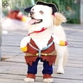 thumbnail image 4 of Luxtrada Funny Pet Clothes Pirate Dog Cat Costume Suit Corsair Dressing up Party Apparel Clothing with hat for Halloween Christmas, 4 of 8