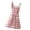 A, variant on Women's Vintage Pleated Ruffle Bowknot Apron with Pockets Maid Dress Pinafore Overalls for Kitchen Cooking and Crafting