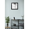 thumbnail image 4 of ArtToFrames 17" x 17" Satin Black Reverse Step Picture Frame, 17x17 inch Black Wood Poster Frame (WOM-1419), 4 of 8