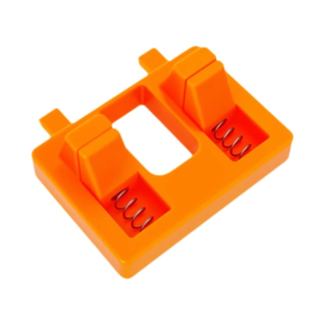 Accesorio de soldadura de alambre eléctrico, abrazadera de estación de soldadura, soporte de alambre estabilizador para reparación electrónica para Naranja