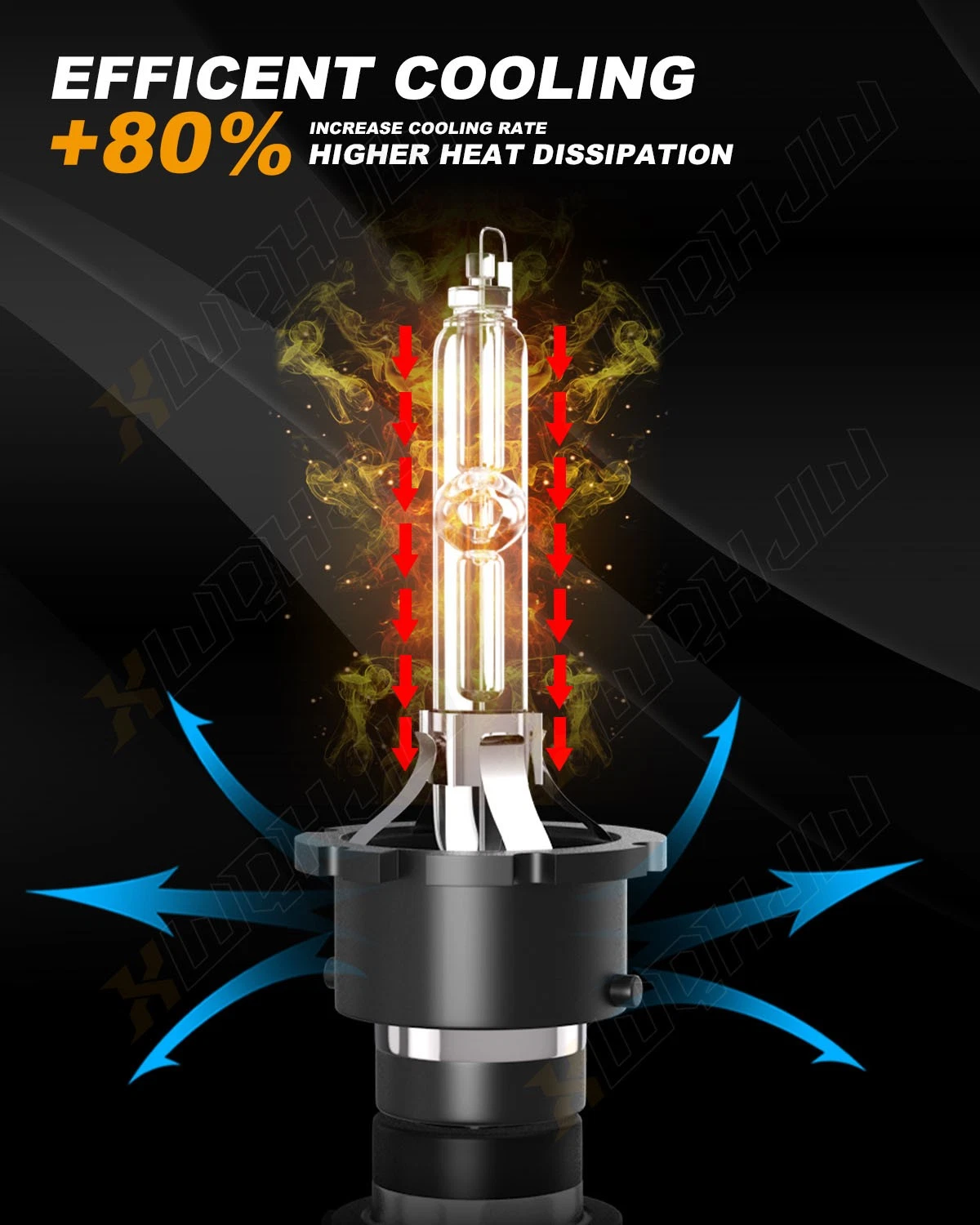 For Lexus RX350 2010-2015 D4S HID Xenon Headlight Bulbs, Low Beam Replacement, 2-Pack Kit