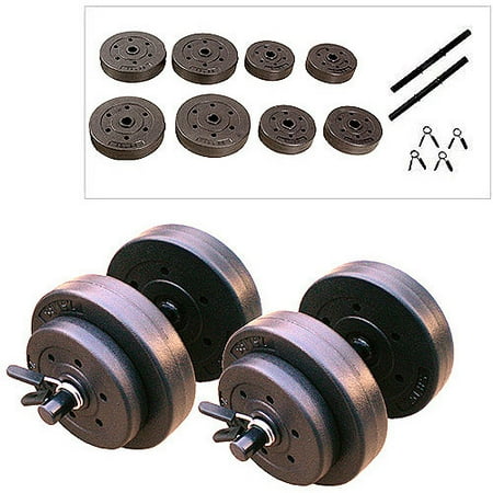 Gold's Gym Vinyl Dumbbell Set, 40 lbs