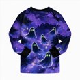 thumbnail image 4 of KPOPLK Girls Pajamas - 2 Piece Long Sleeve Halloween Pajamas and Pants Set 2-8 Years Kids Outfit Set,Size 8-9 Years, 4 of 9