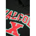 thumbnail image 3 of AACA Malcolm X College Heavyweight Hoodie, Men's Retro 90s Style Color Block Graphic Pullover Sweatshirt, 3 of 6