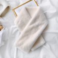 thumbnail image 3 of Faux Fur Collar Scarf for Women Faux Fur Scarves Neck Shrug for Fall Winter Coat Dress(White), 3 of 3