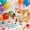 Multicolor_Base#34046, variant on Dog Squeaky Plush Birthday Cake Toy, Soft Durable Chew Toy for Puppies and Small to Large Dogs, Interactive Fetch and Tug Play Gift