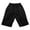 Black, variant on Bainana Little Boys Cargo Shorts Solid Color Elastic Waisted Wide Leg Shorts Loose Comfortable Summer Kids Shorts Black Size 8-9 Years