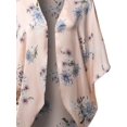 thumbnail image 3 of FashionOutfit Women's Loose Floral Super Light Kimono Cardigan Blouse Top MADE in USA, 3 of 3