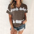 thumbnail image 3 of Birdeem T-Shirt Mode Imprimé pour Femmes Manches Courtes Blouse Col Rond Hauts Décontractés, 3 of 12