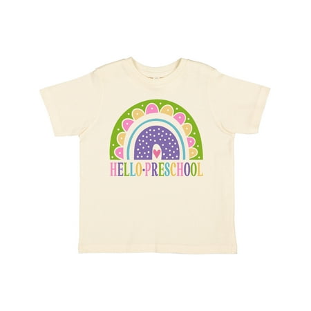

Inktastic Hello Preschool First Day of School Gift Toddler Toddler Girl T-Shirt