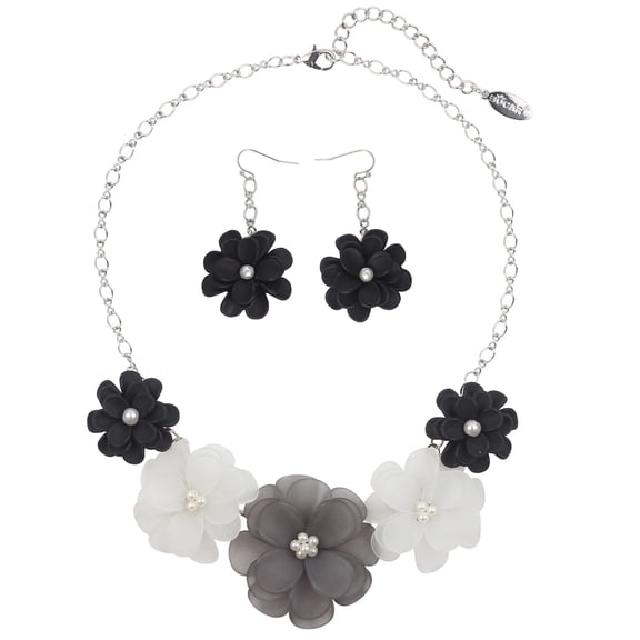 Bocar Trendy Flower Summer Beach Statement Collar Necklace - Women's Party Choker Jewelry Gift