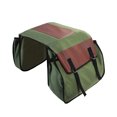 thumbnail image 2 of QualitChoice Bike Rear Bag Rack Trunk Saddle Mountain Road Bicycles Panniers Waterproof Canvas Pack Luggage Carrier Cycling Green, 2 of 6