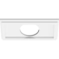 thumbnail image 2 of 12"W x 6"H x 4"ID x 4"C x 1"P Rectangle Architectural Grade PVC Contemporary Ceiling Medallion, 2 of 11