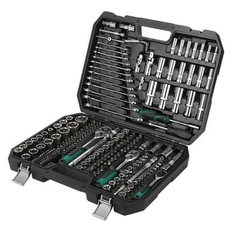 Stanley 60-Piece Mechanics Socket Set, High-Alloy Steel, 72 Tooth