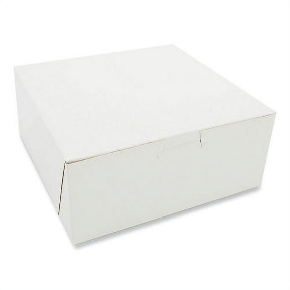 Bakery Boxes, Standard, 7 X 7 X 3, White, Paper, 250/carton | Bundle of 2 Cartons
