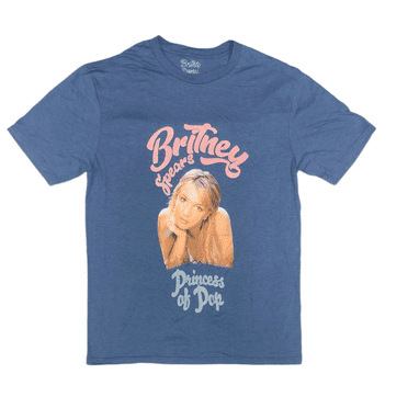Britney Spears Princess Of Pop 1990s Short Sleeve Men's T-Shirt Medium