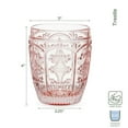 thumbnail image 3 of Fitz and Floyd Trestle 10 oz Blush Double Old Fashion Glass (Set of 4), 3 of 4