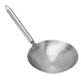 thumbnail image 2 of Skimmer Spoon, 304 Stainless Steel Strainer Skimmer Ladle, Oil Spider Strainer Durable Slotted Spoon Colander Spoon Utensil for Kitchen, Cooking, Draining, Frying, Daily Use, 2 of 7