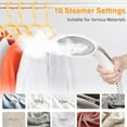 thumbnail image 4 of Advwin 2000W Garment Steamer for Clothes Standing, 10 Steam Levels, 2.7L Water Tank, Commercial and Household Use (Gold), 4 of 9