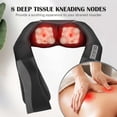 thumbnail image 3 of Naipo Neck Massager for Pain Relief Deep Tissue, Electric Shiatsu Shoulder & Back Massager with Heat, Fathers Day Dad Gifts for Husband Men, 3 of 11