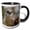 Black/White, variant on 3drose, Czech Republic, Liberec, Sychrov. Captive Red-tailed Hawk., 15oz Mug