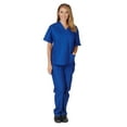 thumbnail image 1 of Ultra Soft Stretch Junior Mock Wrap Medical Scrub set 8119 9120, 1 of 3