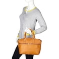 thumbnail image 2 of Le Donne Leather Classic Satchel LD-9610, 2 of 7