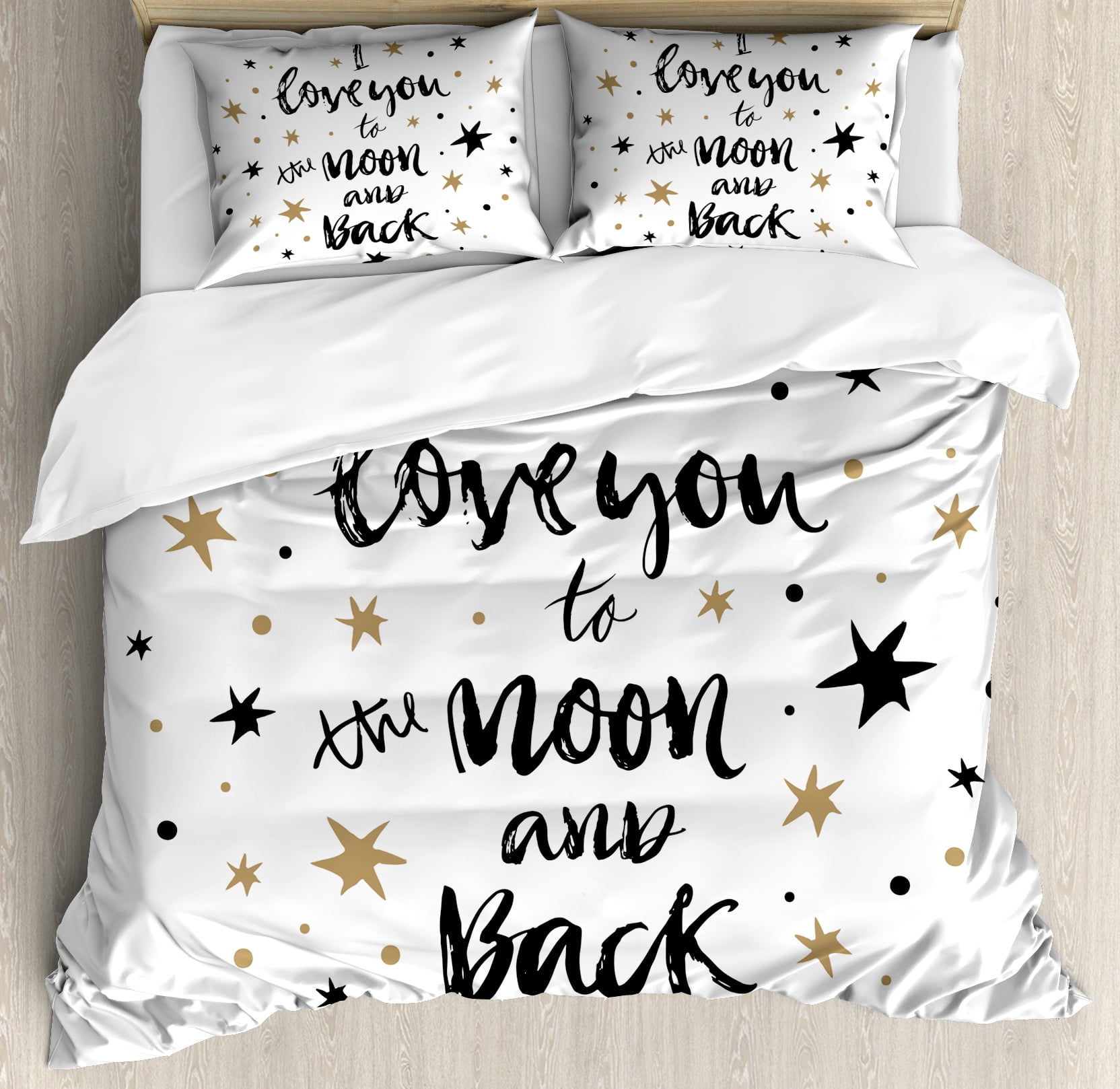 love you to the moon and back crib set