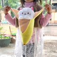 thumbnail image 5 of Lindos animales de peluche de plátano para niñas, juguetes de peluche Kawaii de 7 pulgadas, animales de peluche, peluches blandos para abrazar, regalo de cumpleaños para el día de San Valentín para niños, blanco, 18cm Rojo Verde, 5 of 5