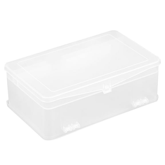 Eease Clear Double Layer Nail Polish Organizer with Adjustable Dividers