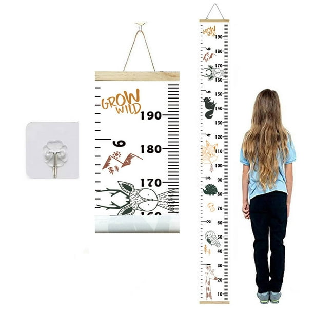 Regla De Altura De Madera Grabada Personalizada - Decoración Para Bebé, Regalo único Para El Hogar