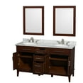 thumbnail image 4 of Wyndham Collection Wcv161660dunrm24 Hatton 60" Free Standing Vanity Set - Dark Chestnut /, 4 of 7