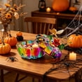 thumbnail image 5 of Steadline Glass Storage Jar,Pumpkin Shaped Crystal Container With Decorative Finish,Multi Purpose Vessel,Hold Candy And Small Trinkets On Dining Tables And Shelves, 5 of 7