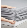 thumbnail image 3 of Hotel Signature Egyptian Cotton 400 Thread Count 6-Piece Sheet Set, King Gray, 3 of 3