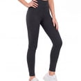 thumbnail image 3 of Resicozy Girls Leggings with Pockets Athletic High Waisted pant Workout Active Dance Running Yoga Pants for Kids3-12 Years Black 150, 3 of 8