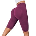 thumbnail image 2 of FUZHIQ Biker Yoga Shorts for Womens High Waist Lifting Tummy Control Seamless Bermuda Shorts Compression Workout Athletic Shorts for Gym Running, 2 of 6