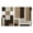 Splicing Pattern (77), variant on Indulge in Comfort: Slate Colored Indoor Area Rug, 20x32 inch, Modern Geometric Patchwork Design, Rockwood Collection - Perfect for Bedroom, Office, Living Room, Entryway, Hardwood Floors