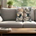 thumbnail image 4 of 1Pc Cute Animals Print Pillow Set Bedroom Living Room Sofa Cushion 18x18 inch For Couch Sofa Living Room Bedroom, Cat Lover Gifts, 4 of 6