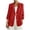 Style-11-Red, variant on BiZtdJrK Summer Linen Blazer Jacket for Women Long Sleeve Lightweight Suit Coats Dressy Cotton Work Blazers Cardigans Army Green S