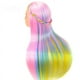 thumbnail image 2 of Modelo de cabeza de muñeca de práctica de color arcoíris femenino, simulación de cabeza de maniquí de cabello, modelo de cabeza de peluquería, cabeza de enseñanza, 2 of 2