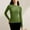 Green, variant on EchfiProm Tops for Women Black Yoga Pullover Workout Sports Slim Fit Plain Crew Neck Ladies Undershirts Fall