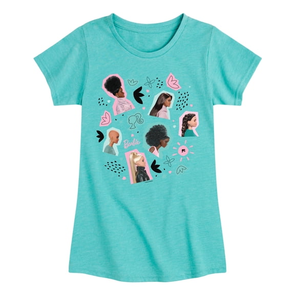 Barbie - Easter - Photo Collage - Toddler And Youth Girls Short Sleeve Graphic T-Shirt