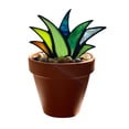 thumbnail image 3 of Mini Plante en Pot Colorée et Aloe Décoration de Plante en Pot, 3 of 3