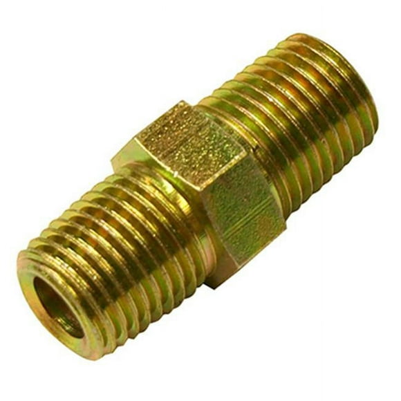 Apache 39035442 0.25 in. Male Pipe x 0.25 in. Male Pipe Hydraulic Adapter